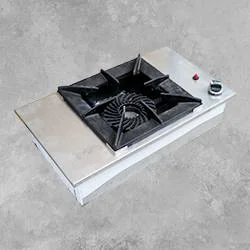 Outdoor kitchen side burner accessory