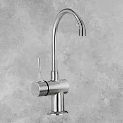 Outdoor kitchen metal faucet accessory