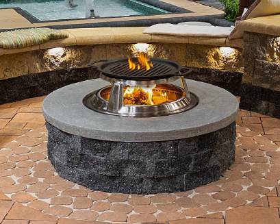 Outdoor grill detail