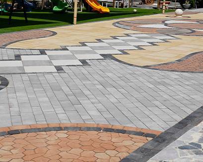 Paver texture detail