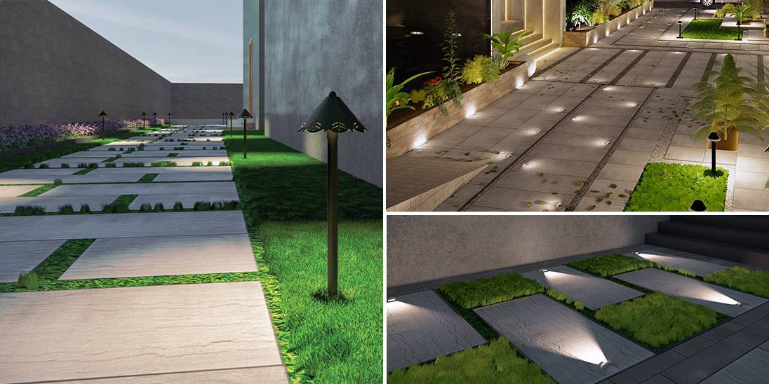 The Art of Evening Walkways