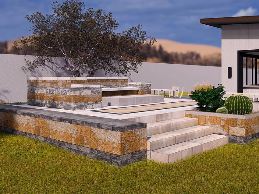 Ascend Pavilion terrain