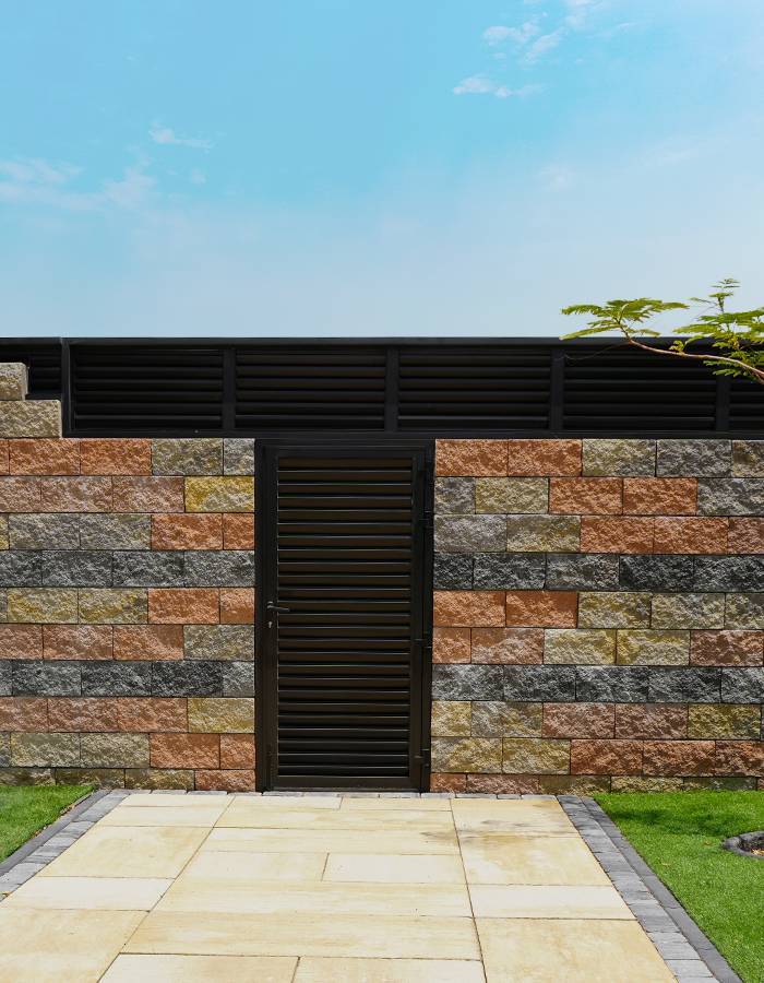 Slate finish wall