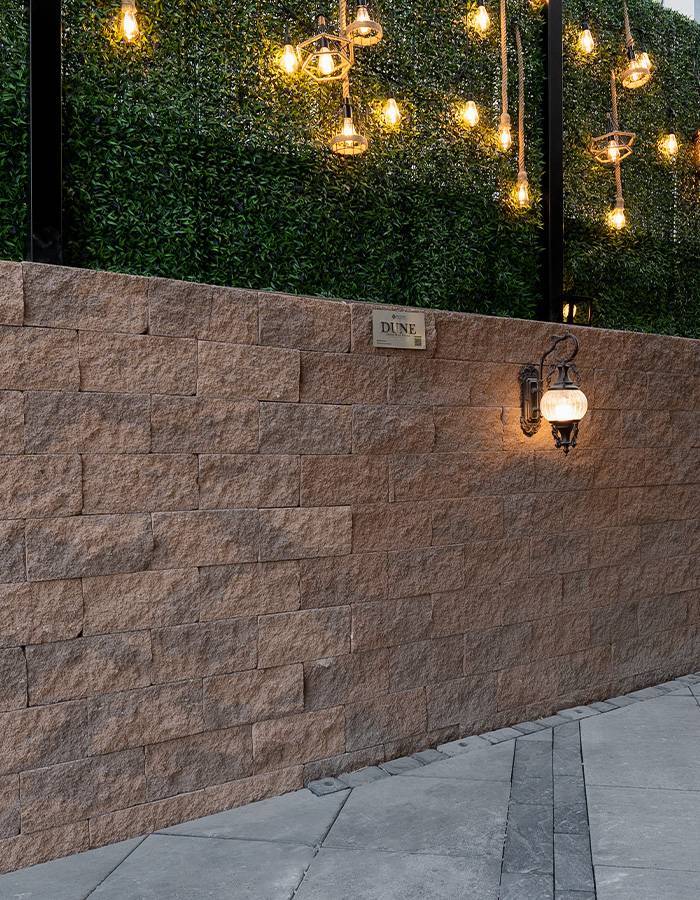 Cascade wall system