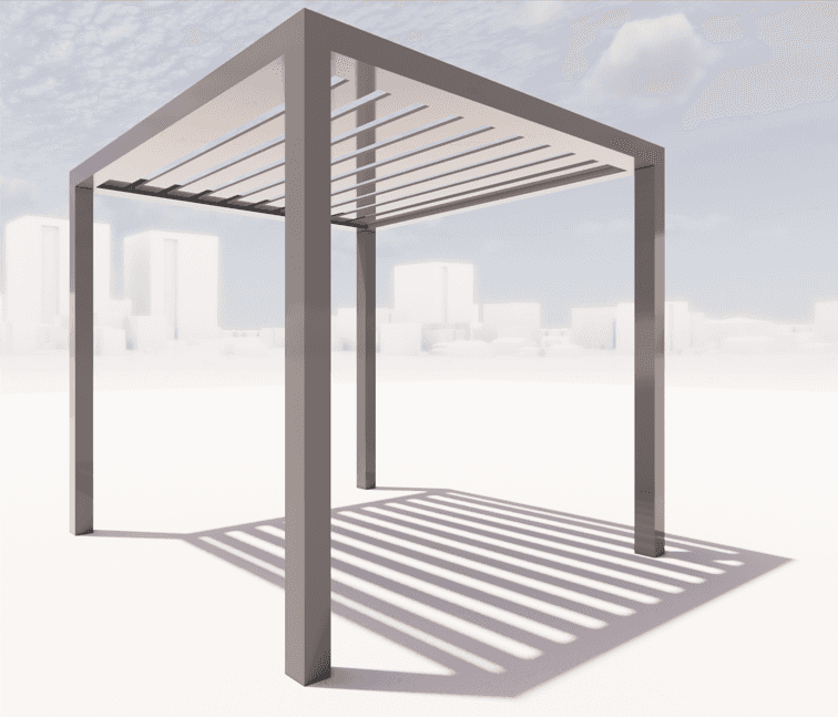 Aluminium Pergola - 3x3 - A0209