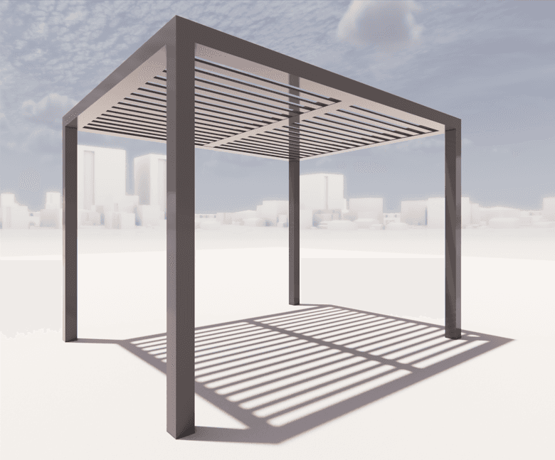 Aluminium Pergola - 3x4 - A0312