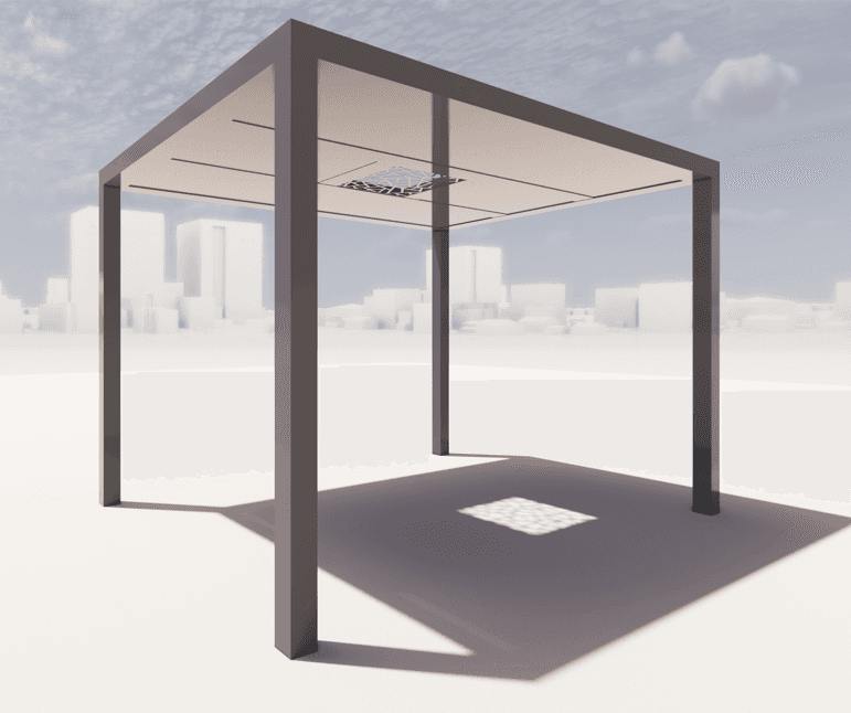 Aluminium Pergola - 3x4 - A0512