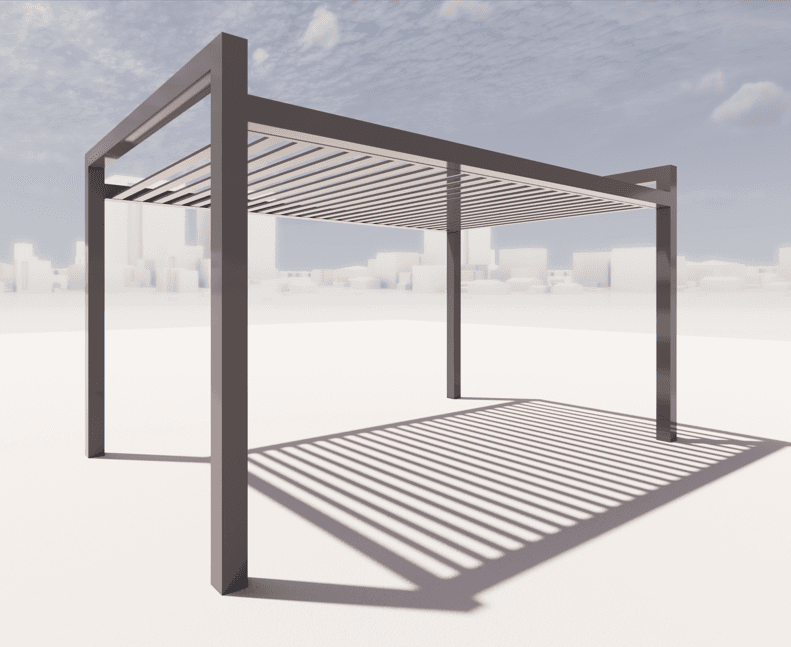 Aluminium Pergola - 3x5 - A0615