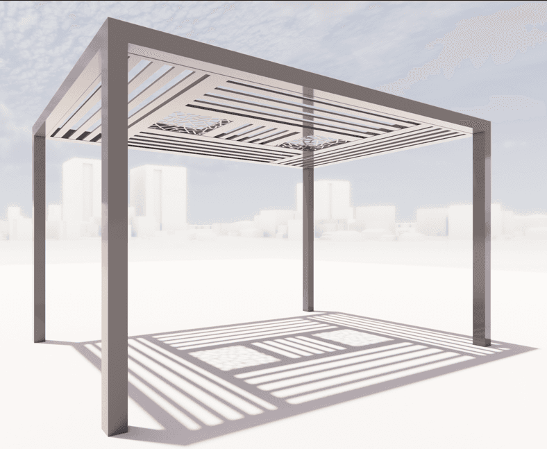 Aluminium Pergola - 3x5 - A0715