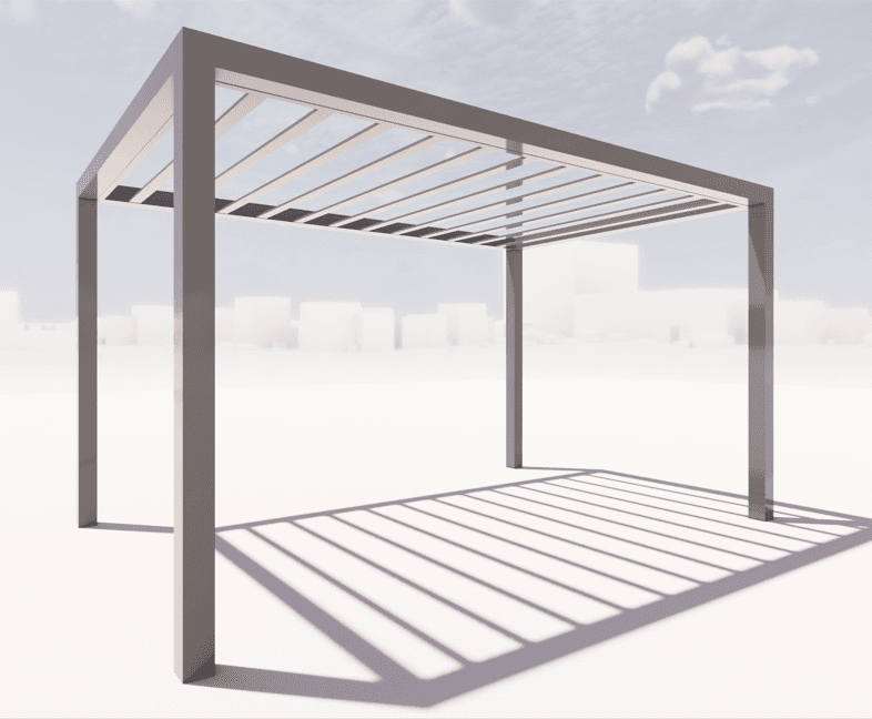 Aluminium Pergola - 3x5 - A0815