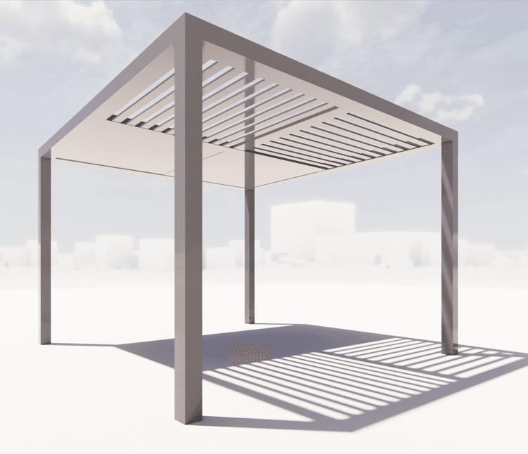 Aluminium Pergola - 4x4 - A1016