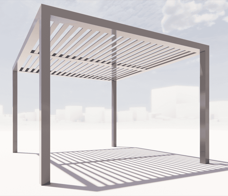 Aluminium Pergola - 4x4 - A1116