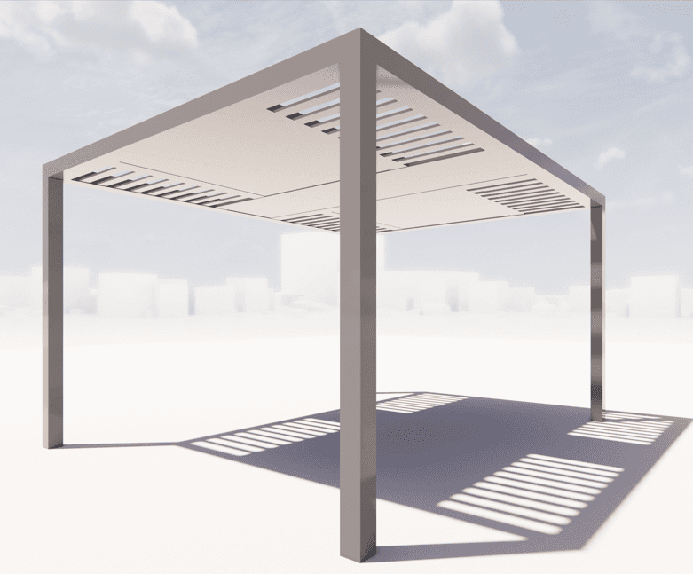 Aluminium Pergola - 4x5 - A1420