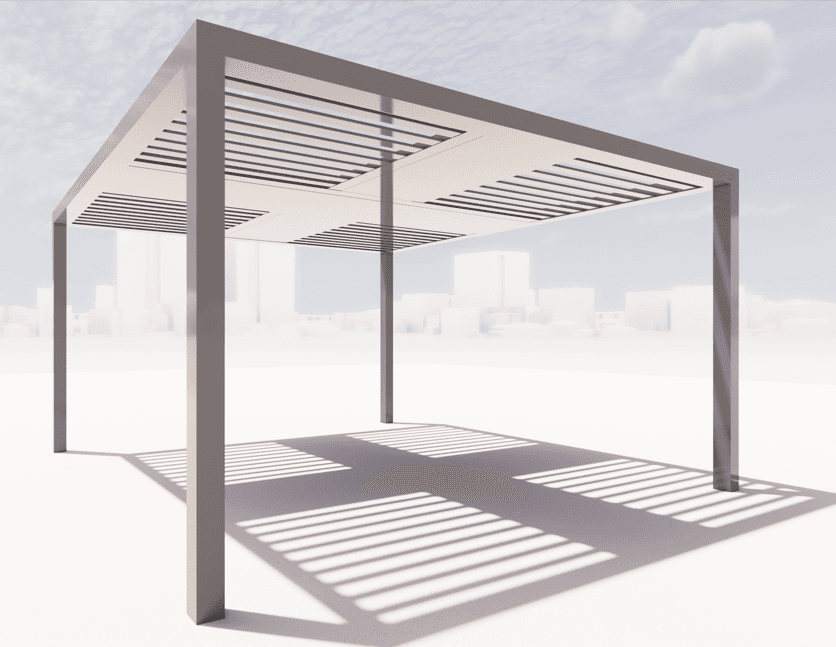 Aluminium Pergola - 5x5 - A1825