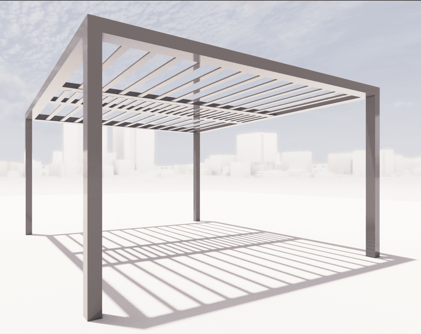 Aluminium Pergola - 5x5 - A2025