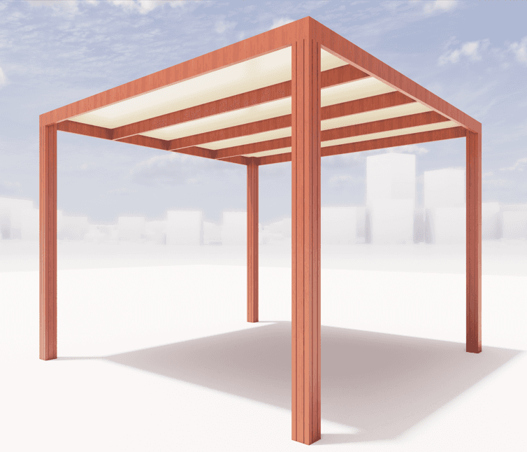 Wood Pergola - 4x4 - Mordern - M0816