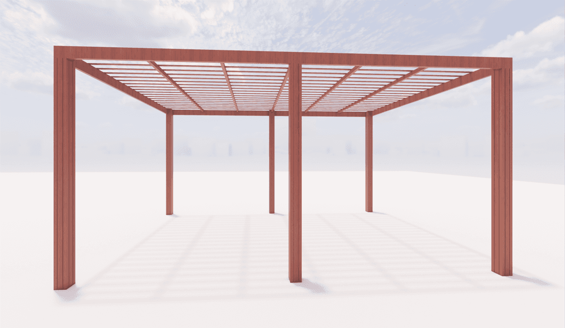 Wood Pergola - 4x6 - Mordern - M0424