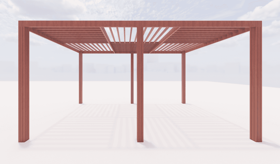 Wood Pergola - 4x6 - Mordern - M0524