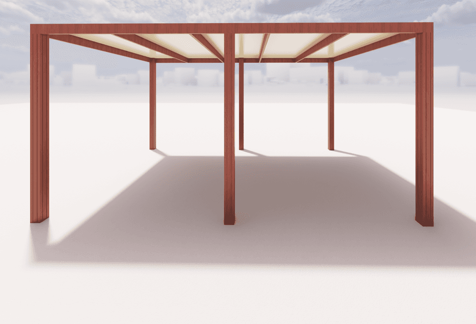 Wood Pergola - 4x6 - Mordern - M0824