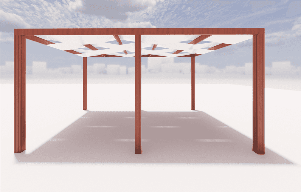 Wood Pergola - 4x6 - Mordern - M0924