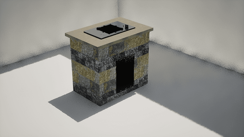 Countertop - 120x80 - Gas Burner M (S Door)