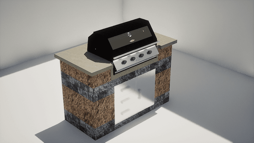 Countertop - 160x80 - Beef Eater 4 (T Drawer S Door)