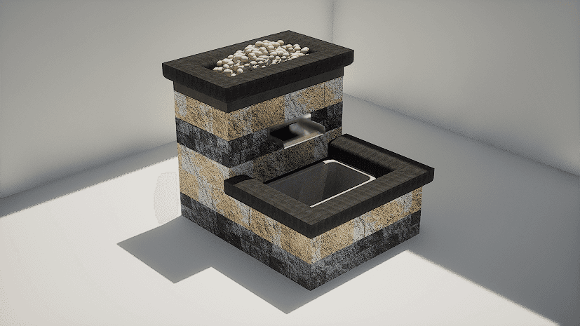 Flexy Fountain - 110x140 - Surface (Medium)