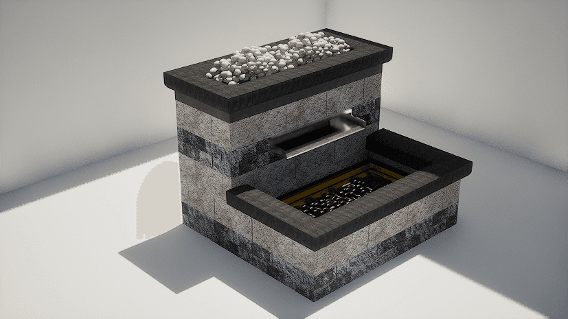 Flexy Fountain - 150x140 - Surface (Large)