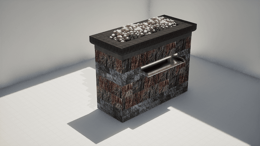 Flexy Fountain - 150x60 - Pillar (Large)