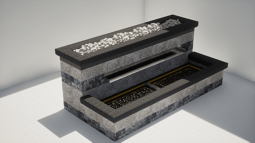 Flexy Fountain - 290x140 - Sunken (Extra Large)