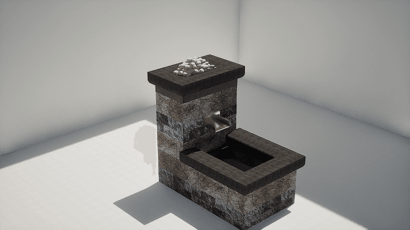 Flexy Fountain - 70x120 - Sunken (Small)