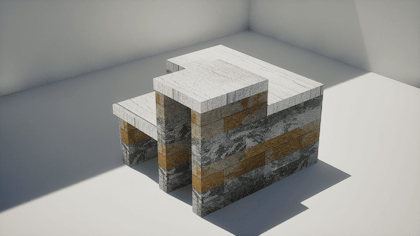 Modular Chair - End Piece - Small Table